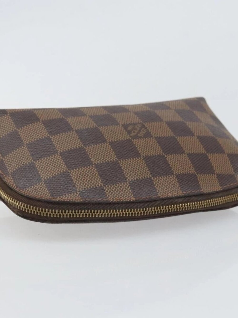 LOUIS VUITTON Damier Ebene Pochette Cosmetic PM Pouch N47516 LV Auth 169121 - Picture 6 of 16